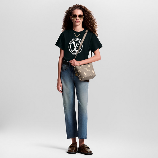 All In BB Monogram Empreinte Bicolor Leather