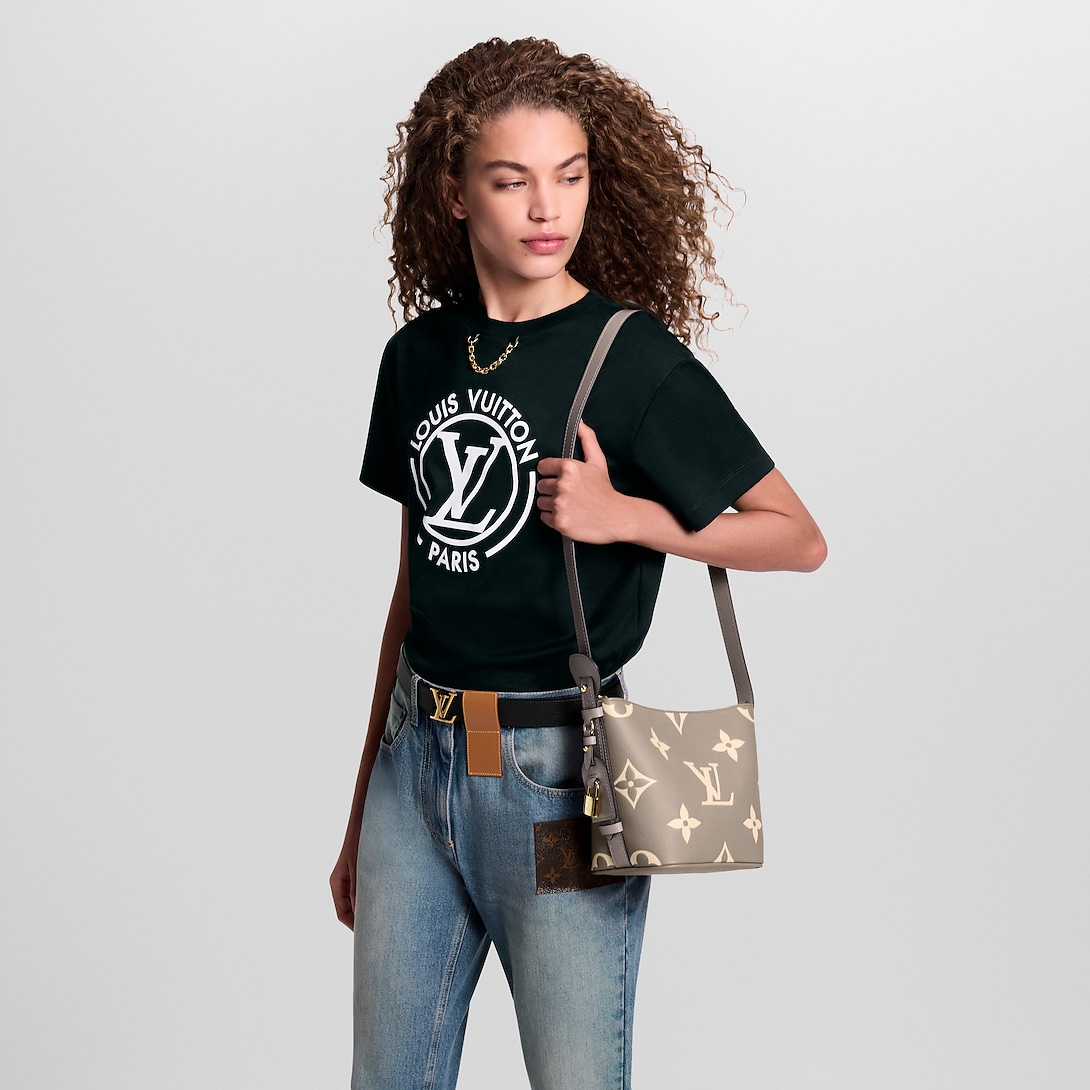 All In BB Monogram Empreinte Bicolor Leather