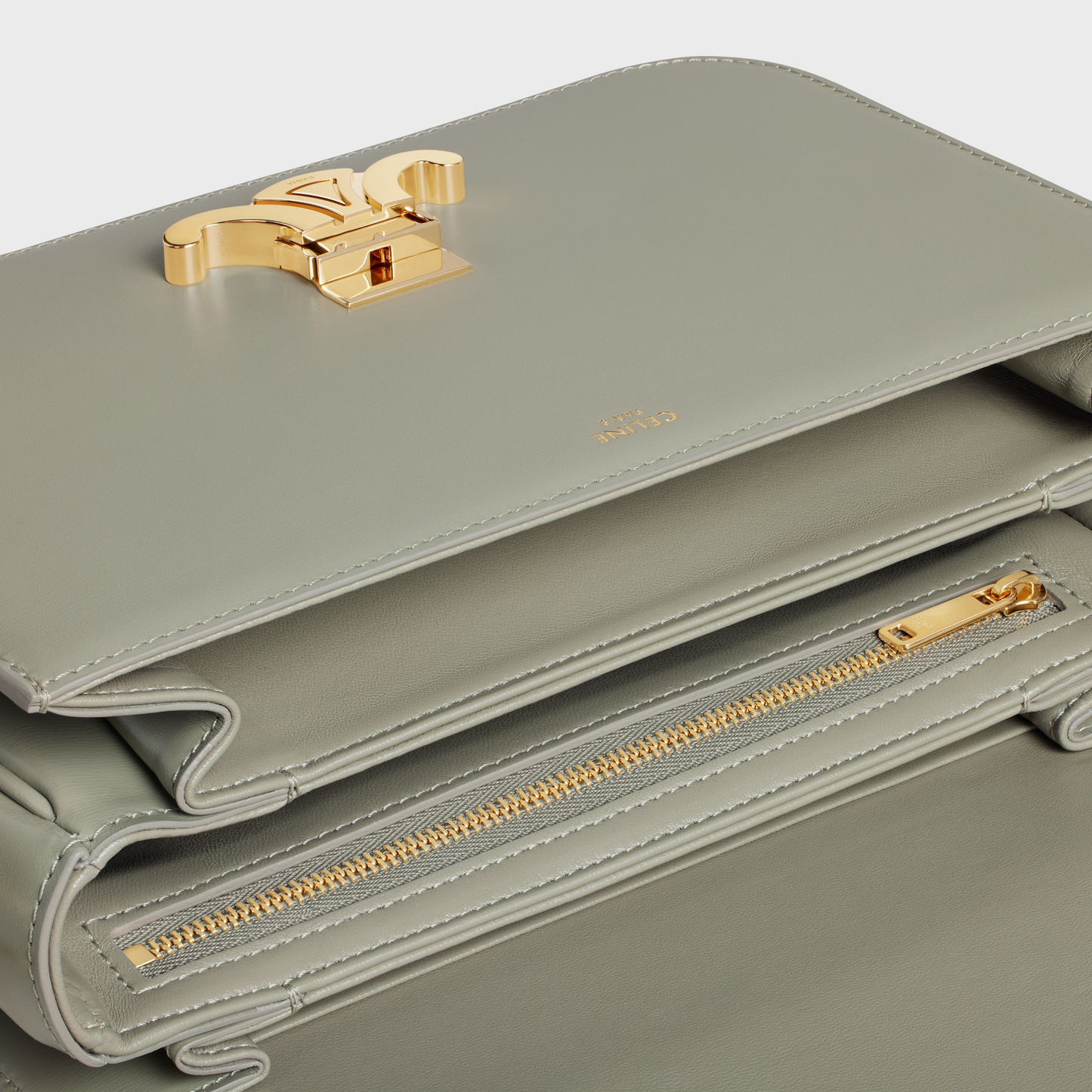 CLASSIQUE TRIOMPHE BAG - GREEN CLAY