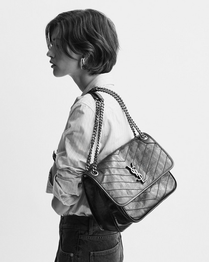 NIKI Medium in Vintage Leather - Rouge Cabernet
