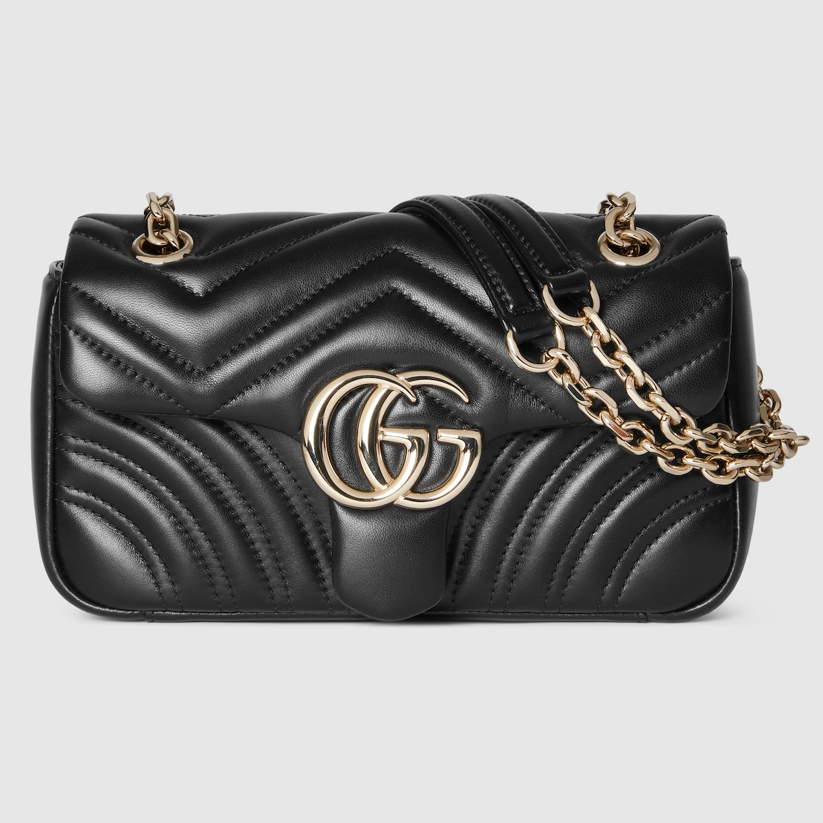 GG Marmont Shoulder Bag - Black