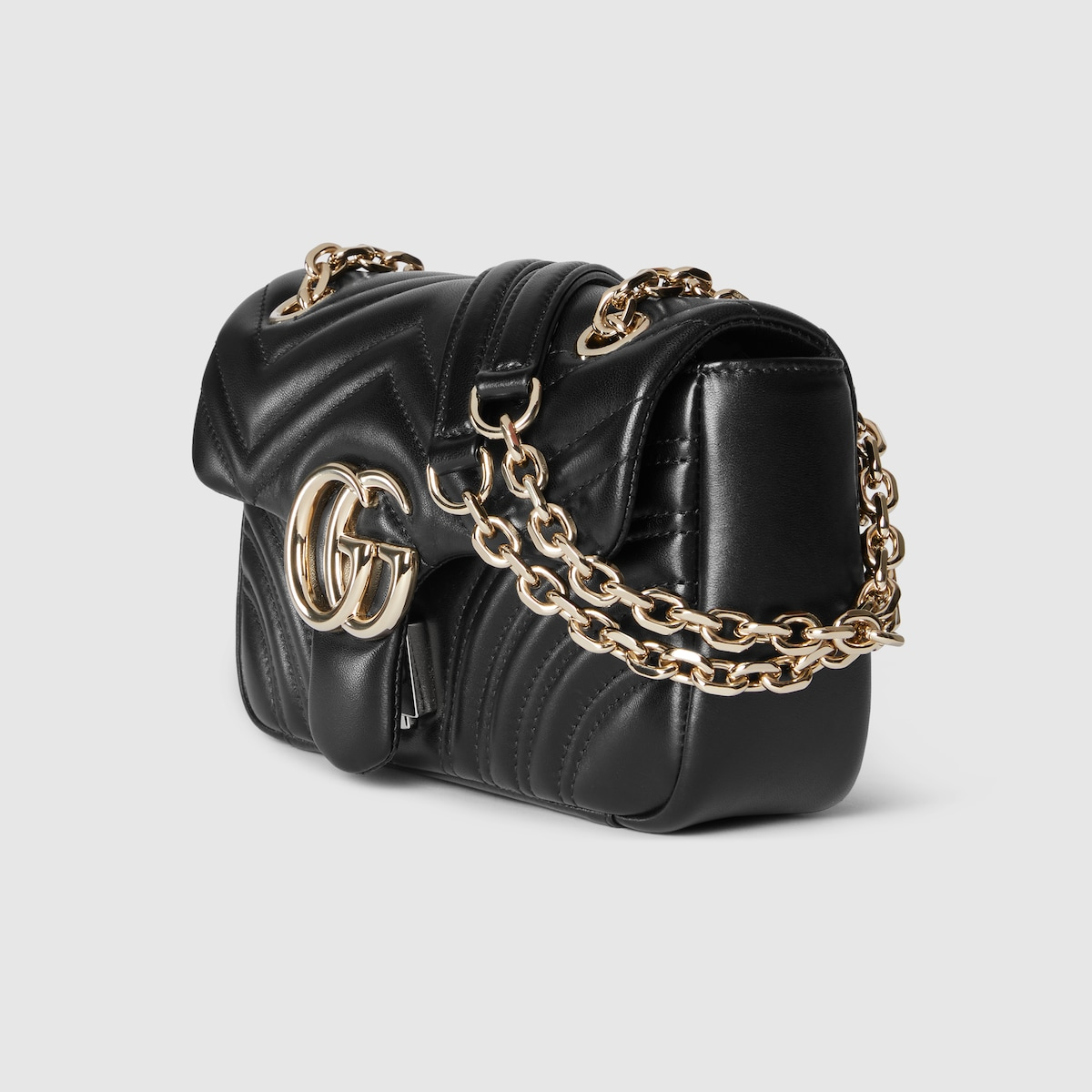 GG Marmont Shoulder Bag - Black