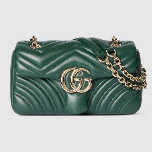 GG Marmont Shoulder Bag - Green