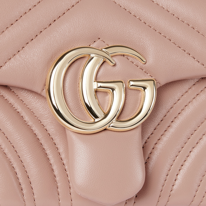 GG Marmont Shoulder Bag - Pink Beige