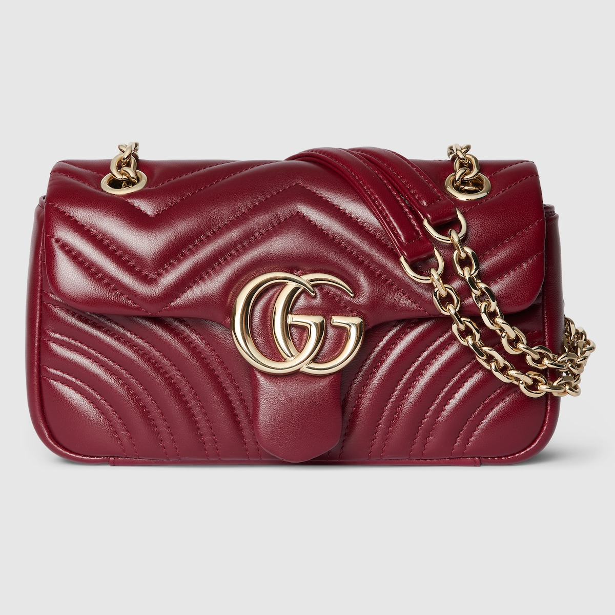 GG Marmont Shoulder Bag -  Rosso Ancora Red