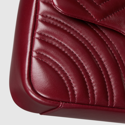 GG Marmont Shoulder Bag -  Rosso Ancora Red