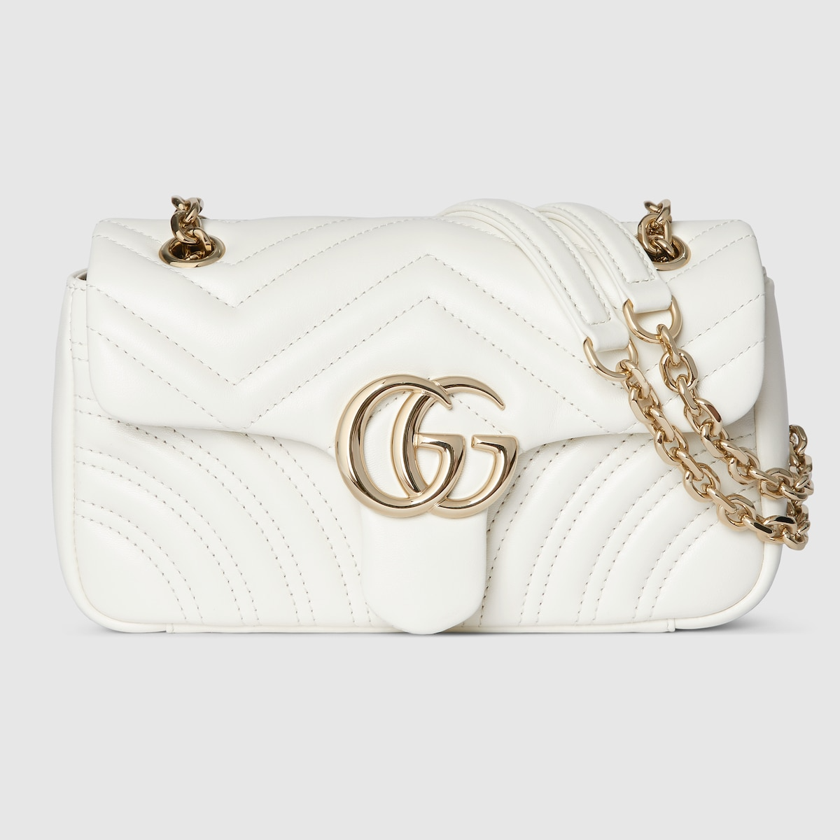 GG Marmont Shoulder Bag - White