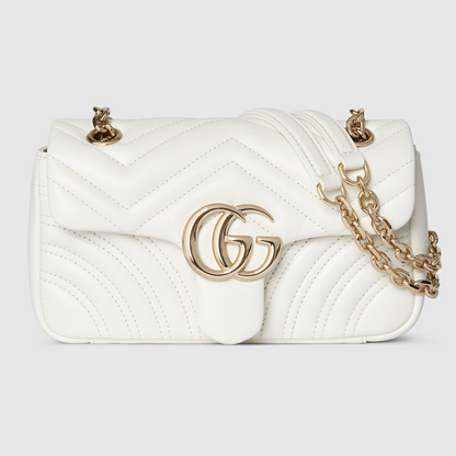 GG Marmont Shoulder Bag - White