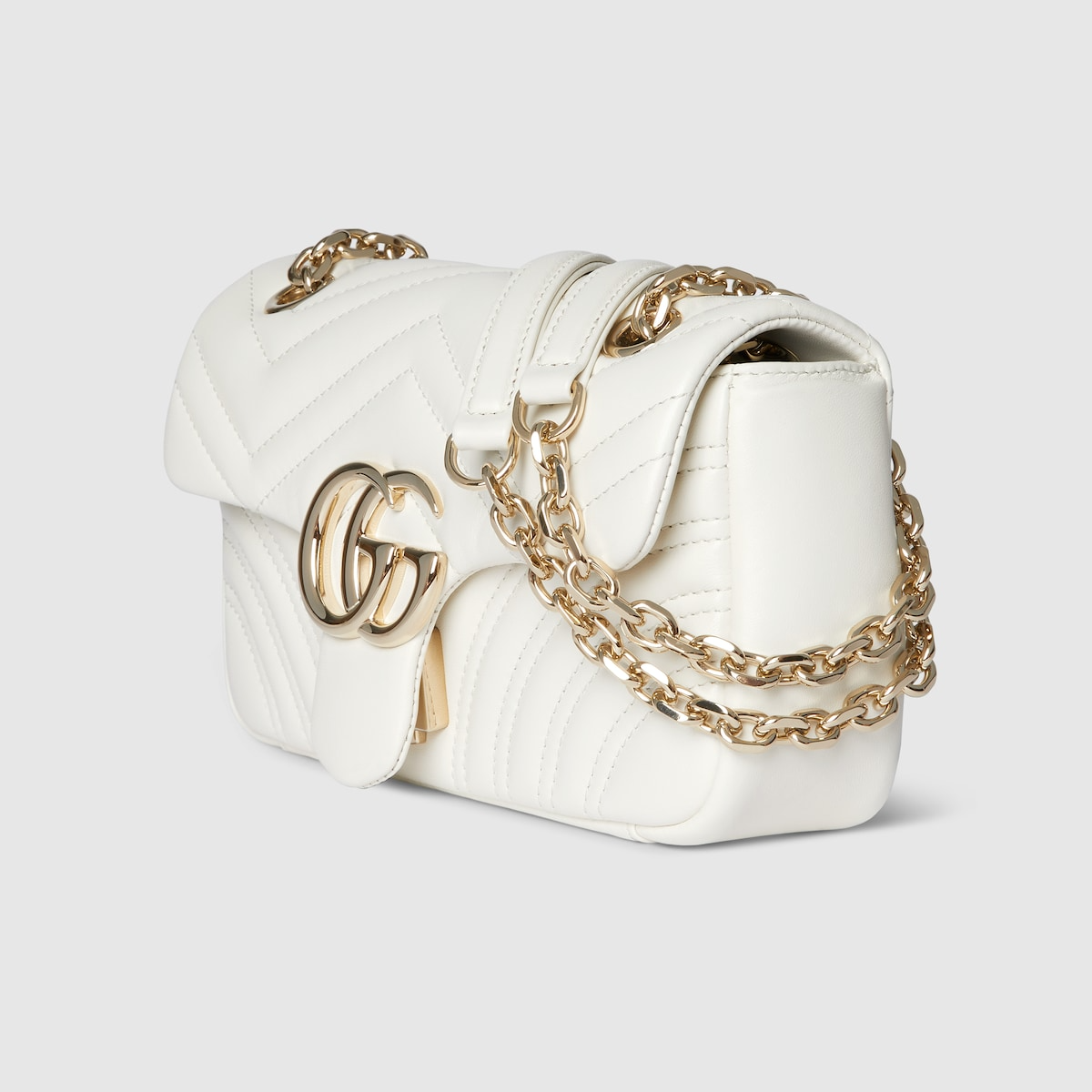 GG Marmont Shoulder Bag - White