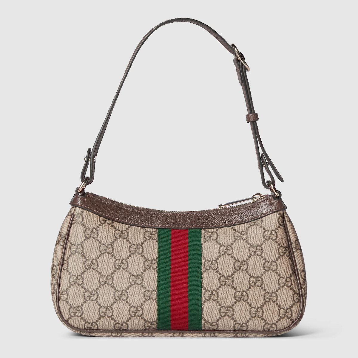 Ophidia Small Shoulder Bag - Beige and Brown