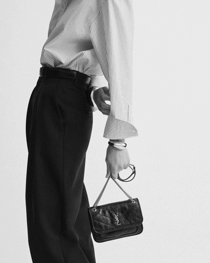 NIKI Mini in Vintage Leather - Black