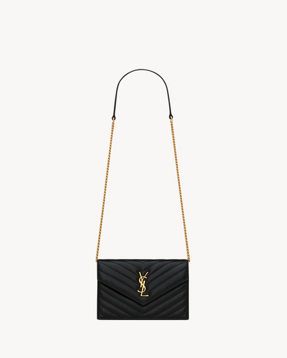 Cassandre Envelope Chain Wallet In Lambskin