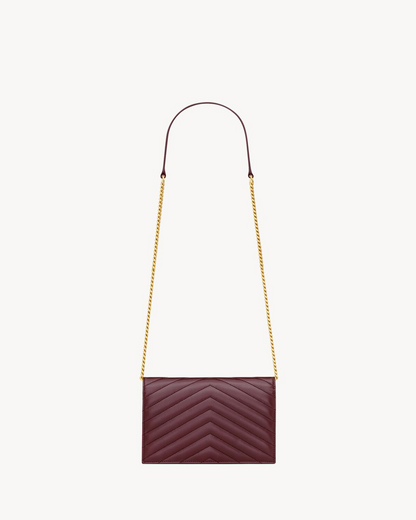 Cassandre Envelope Chain Wallet In Lambskin
