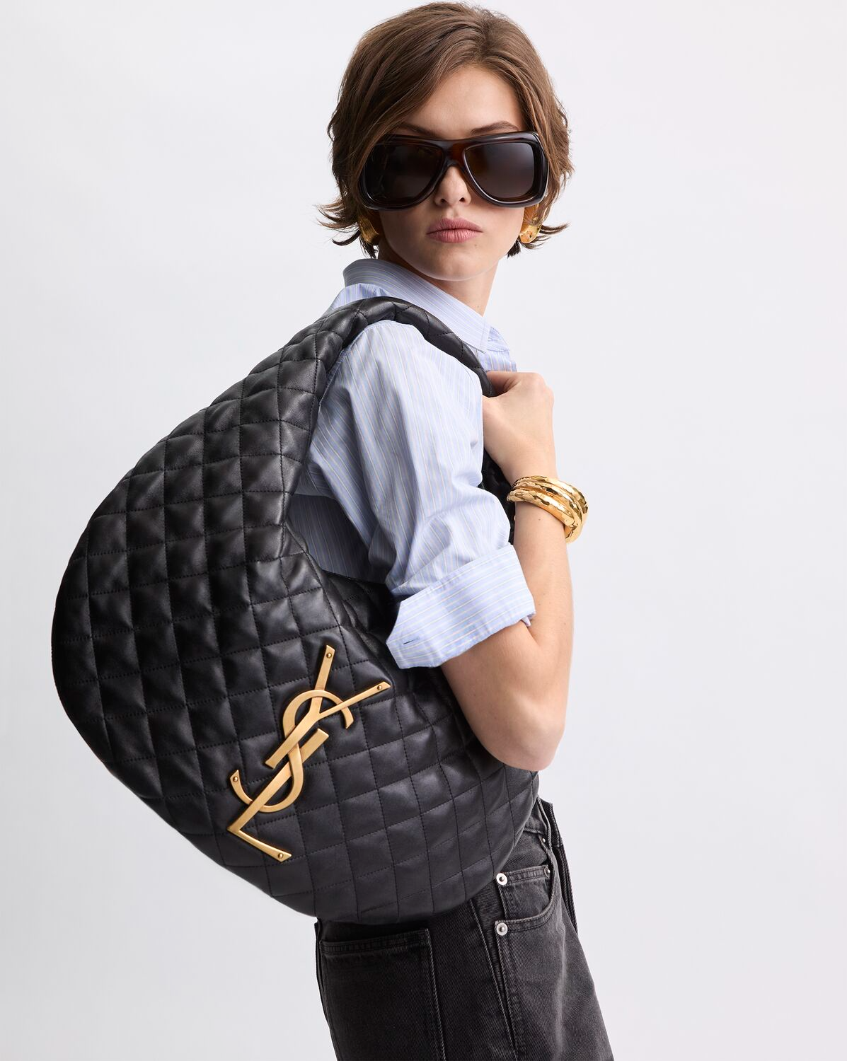 ICARE Hobo in Quilted Nappa