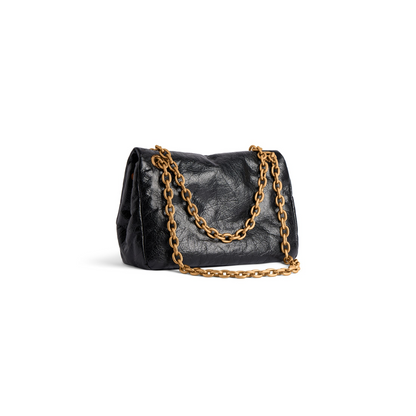 Monaco Bag Mini in Black - Aged Gold Hardware