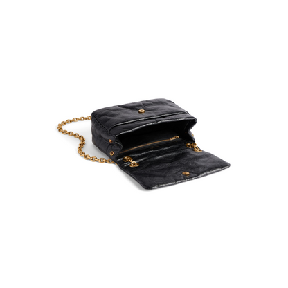 Monaco Bag Mini in Black - Aged Gold Hardware