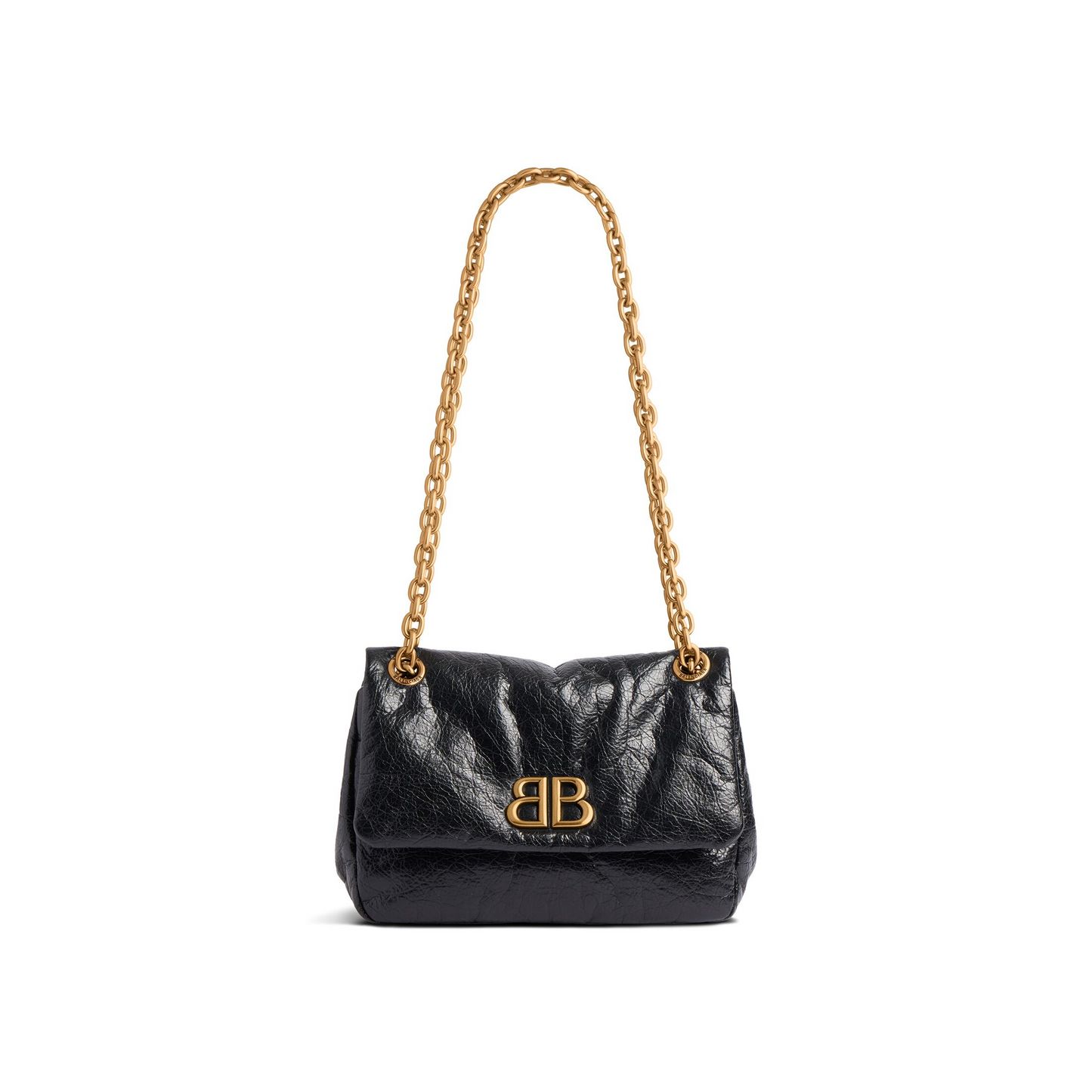 Monaco Bag Mini in Black - Aged Gold Hardware