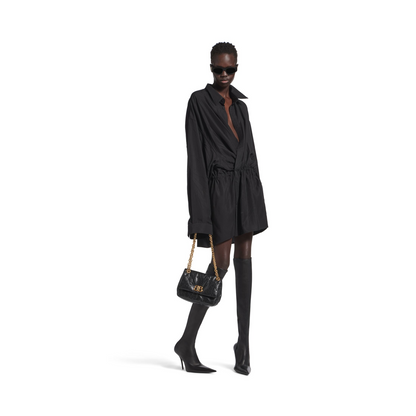 Monaco Bag Mini in Black - Aged Gold Hardware