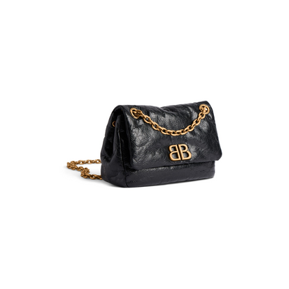 Monaco Bag Mini in Black - Aged Gold Hardware
