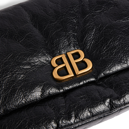 Monaco Bag Mini in Black - Aged Gold Hardware