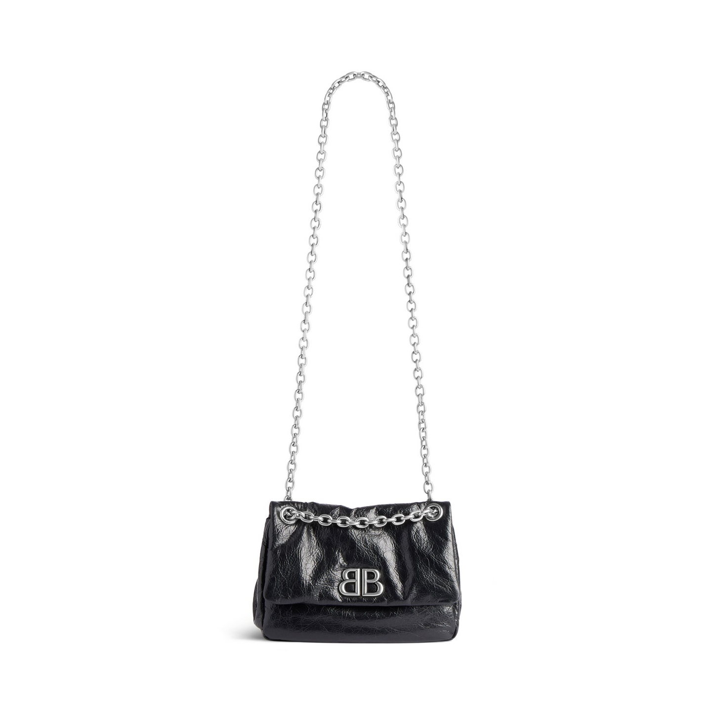 Monaco Bag Mini in Black - Aged Silver Hardware
