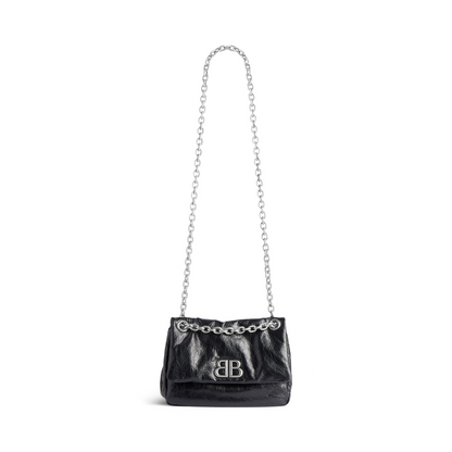 Monaco Bag Mini in Black - Aged Silver Hardware