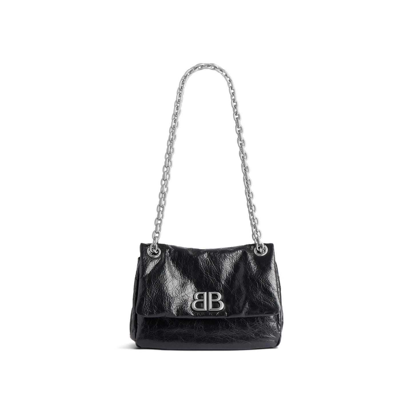 Monaco Bag Mini in Black - Aged Silver Hardware