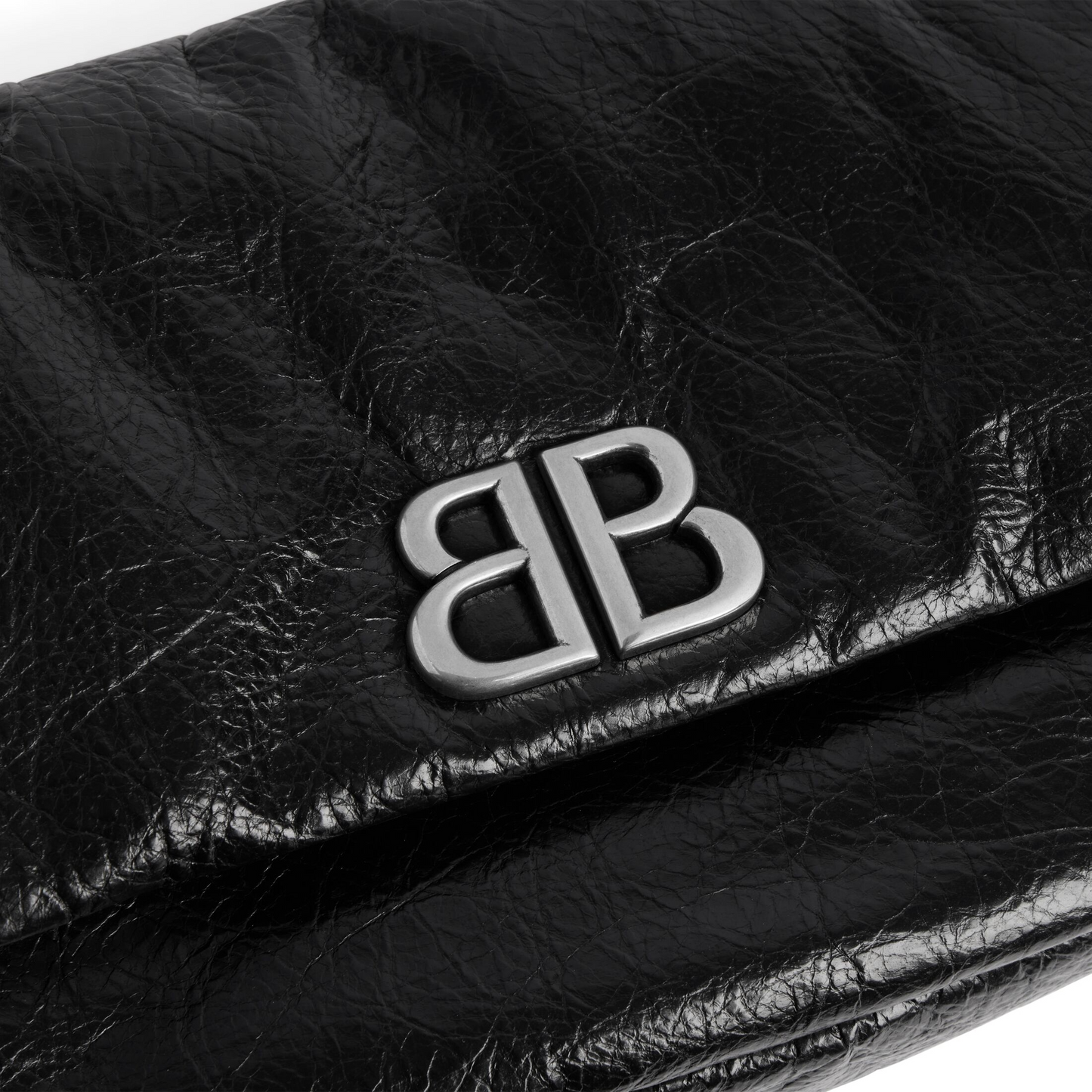 Monaco Bag Mini in Black - Aged Silver Hardware