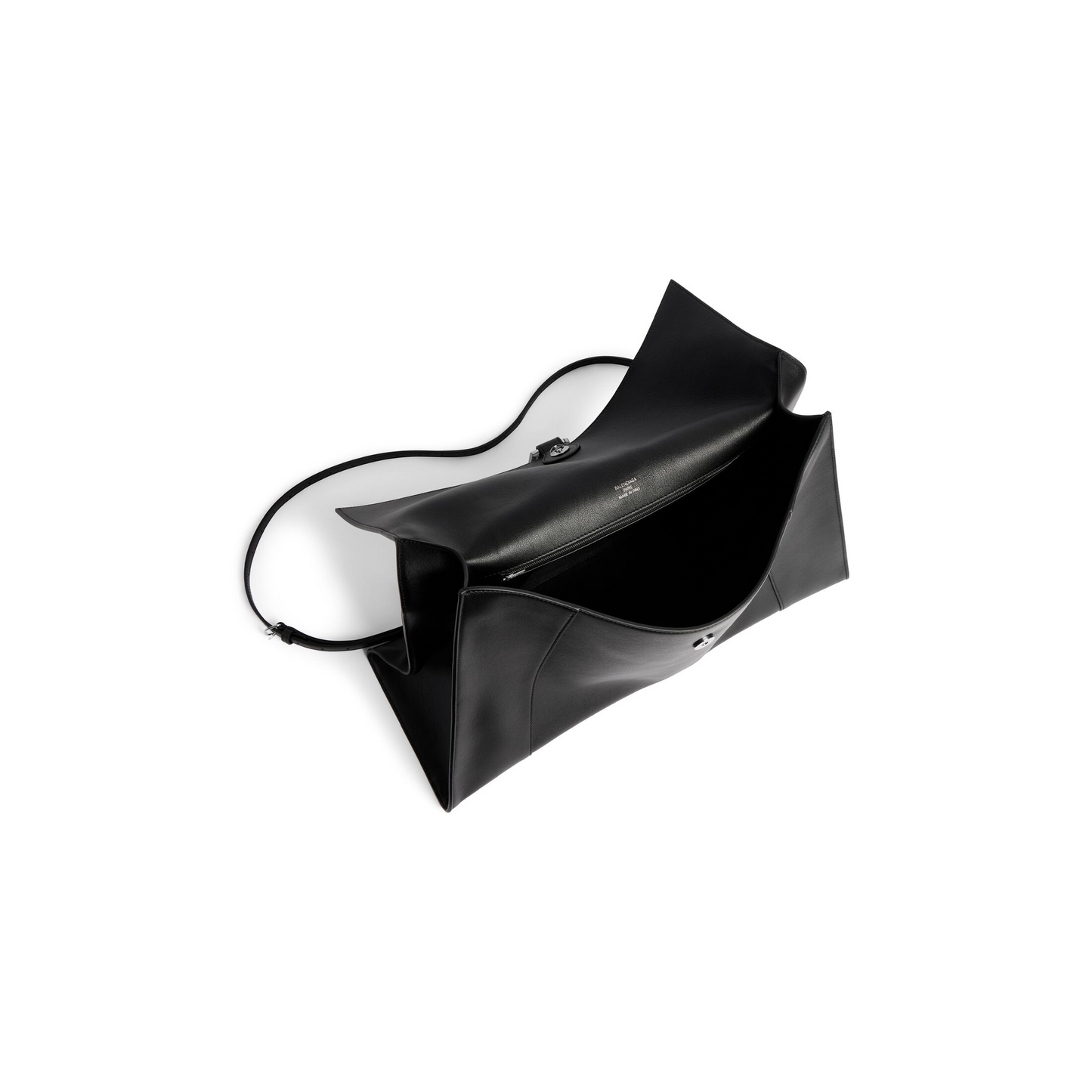 Hourglass Soft Handbag Large in Black