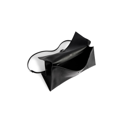 Hourglass Soft Handbag Large in Black