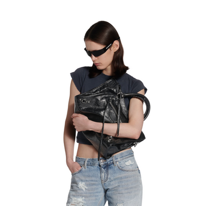 Le City Bag Medium - Shiny Silver Hardware