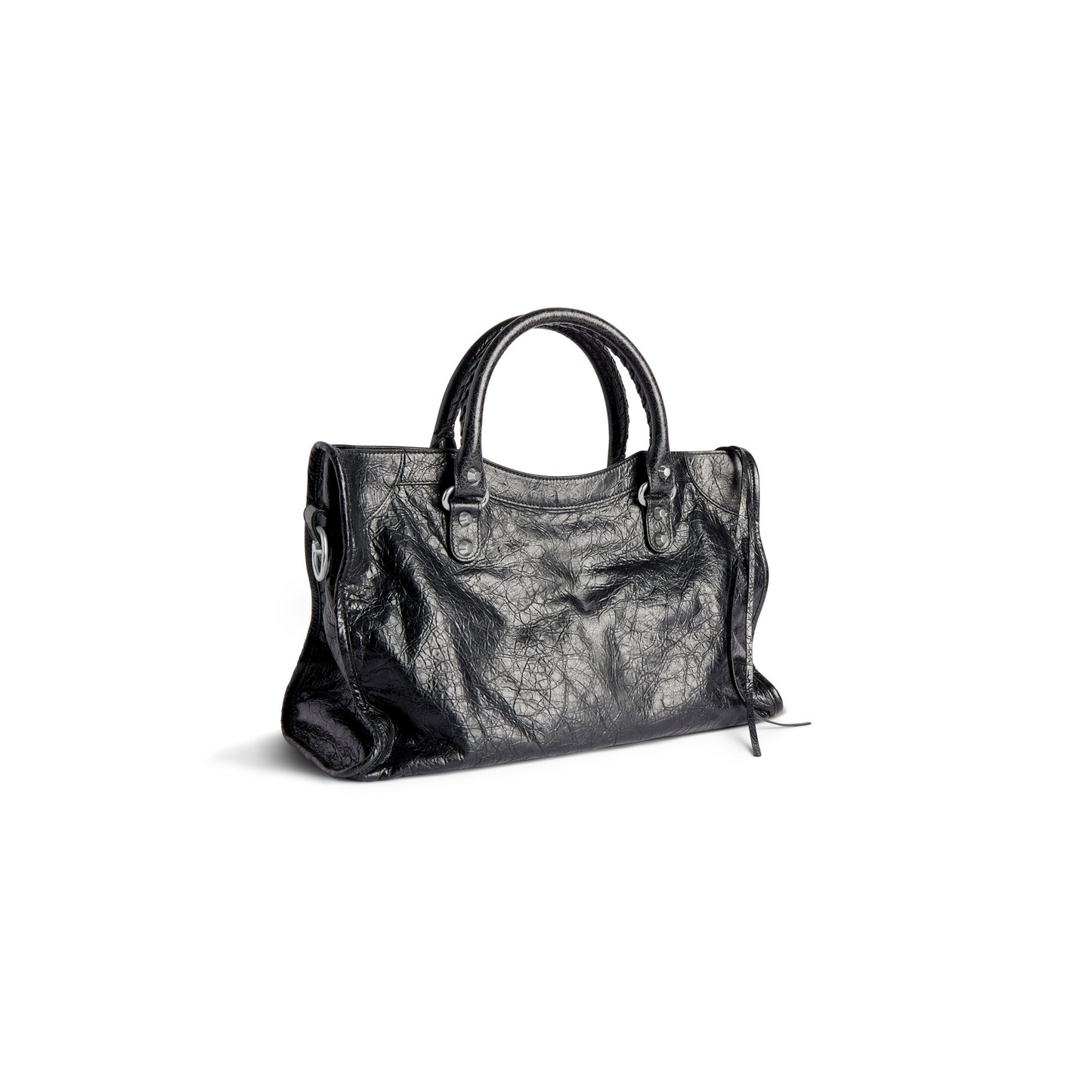 Le City Bag Medium - Shiny Silver Hardware