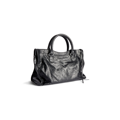 Le City Bag Medium - Shiny Silver Hardware