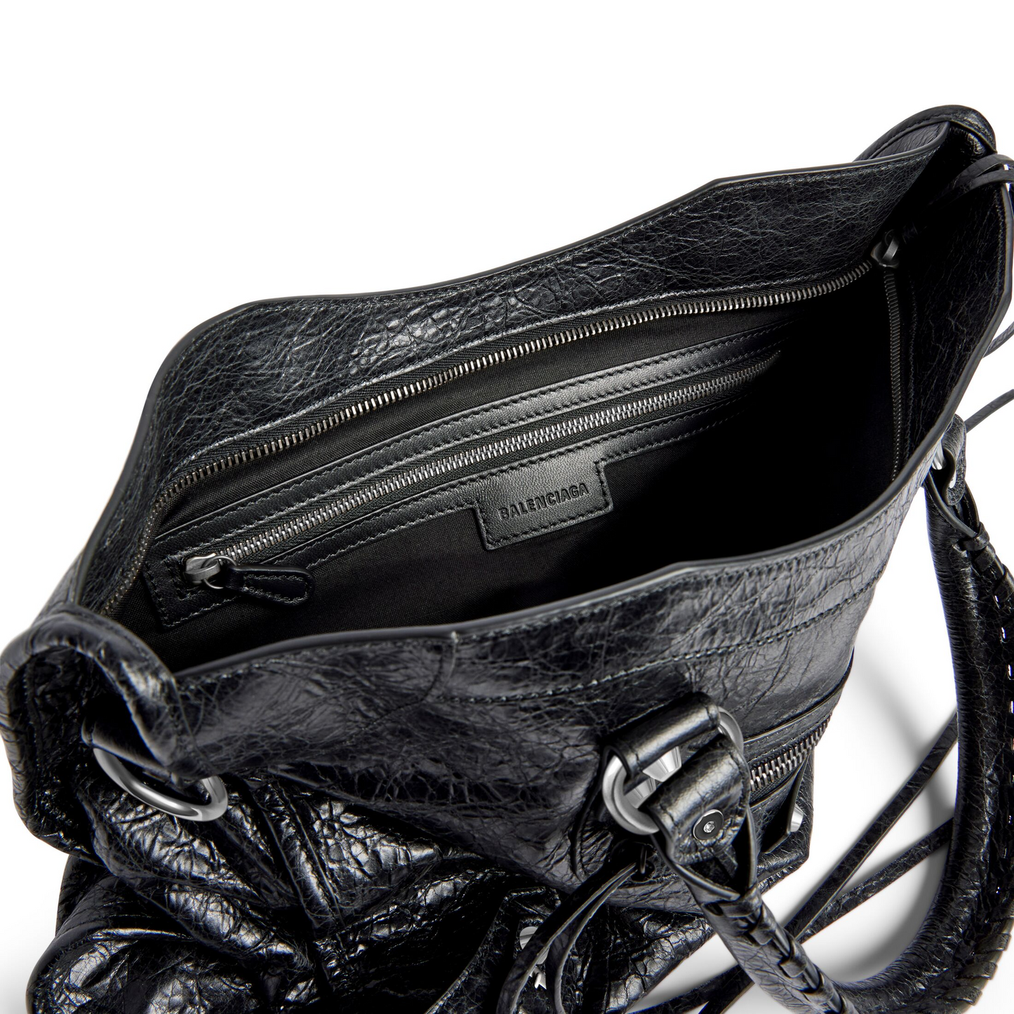 Le City Bag Medium - Shiny Silver Hardware
