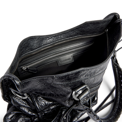 Le City Bag Medium - Shiny Silver Hardware