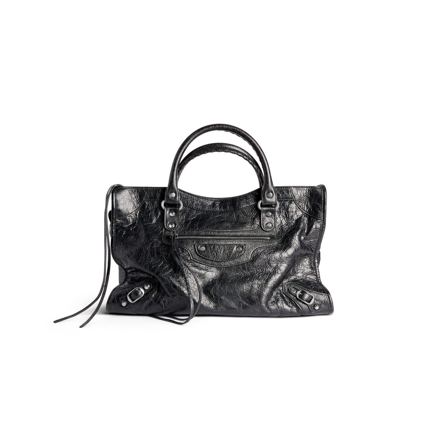 Le City Bag Medium - Shiny Silver Hardware