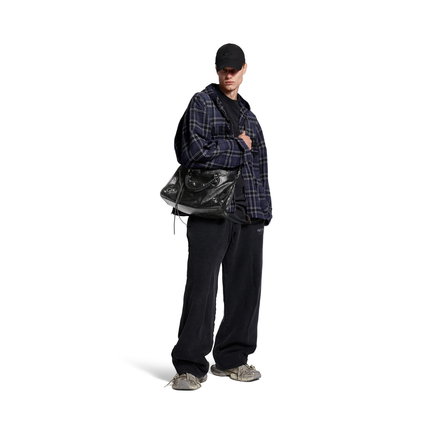 Le City Bag Medium - Shiny Silver Hardware