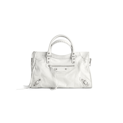 Le City Bag Medium - Shiny Silver Hardware