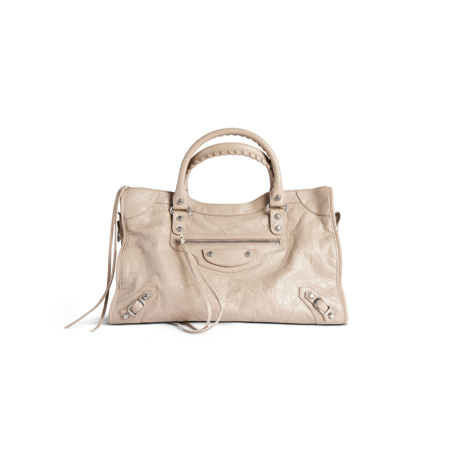 Le City Bag Medium - Shiny Silver Hardware