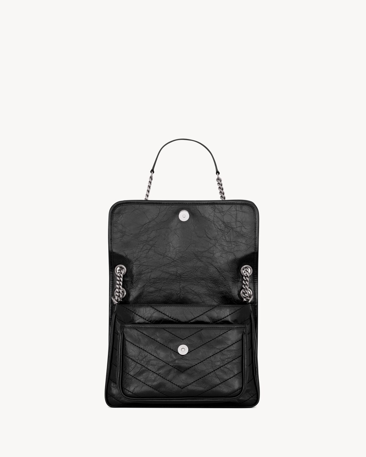 NIKI Medium in Vintage Leather - Brushed Palladium Hardware