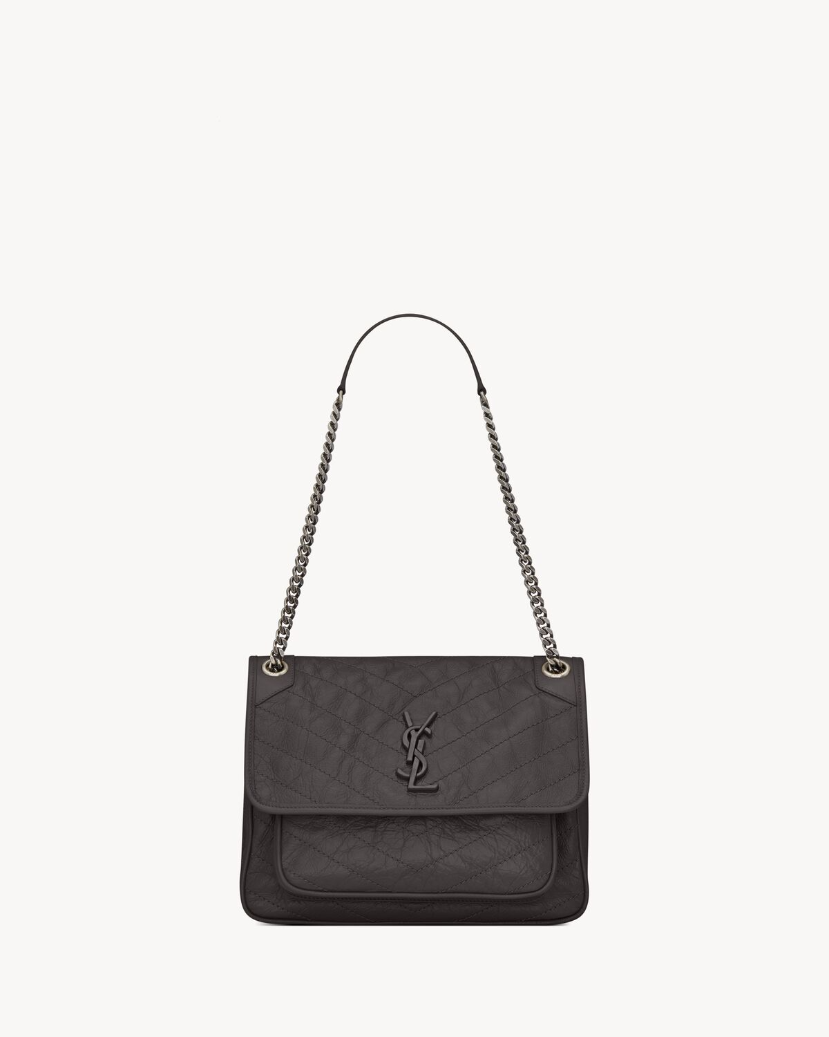 NIKI Medium in Vintage Leather - Brushed Palladium Hardware