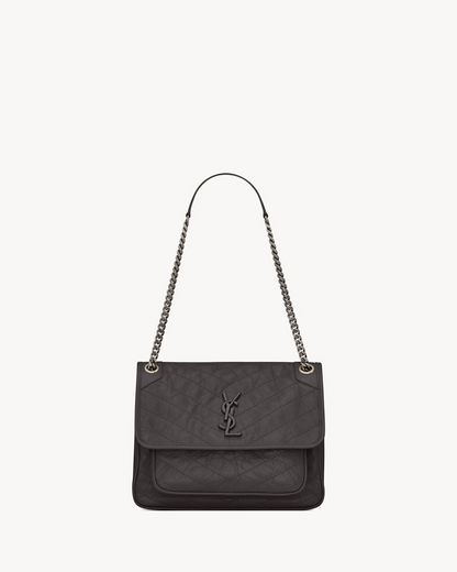 NIKI Medium in Vintage Leather - Brushed Palladium Hardware