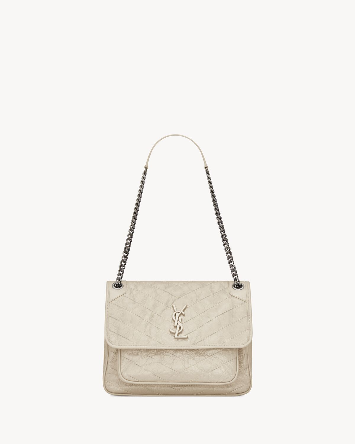 NIKI Medium in Vintage Leather - Brushed Palladium Hardware