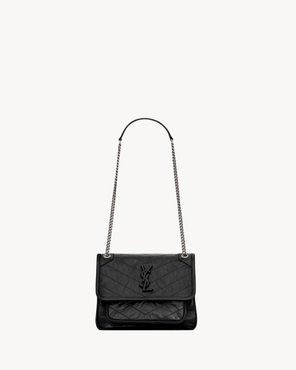NIKI Baby in Vintage Leather - Brushed Palladium Hardware