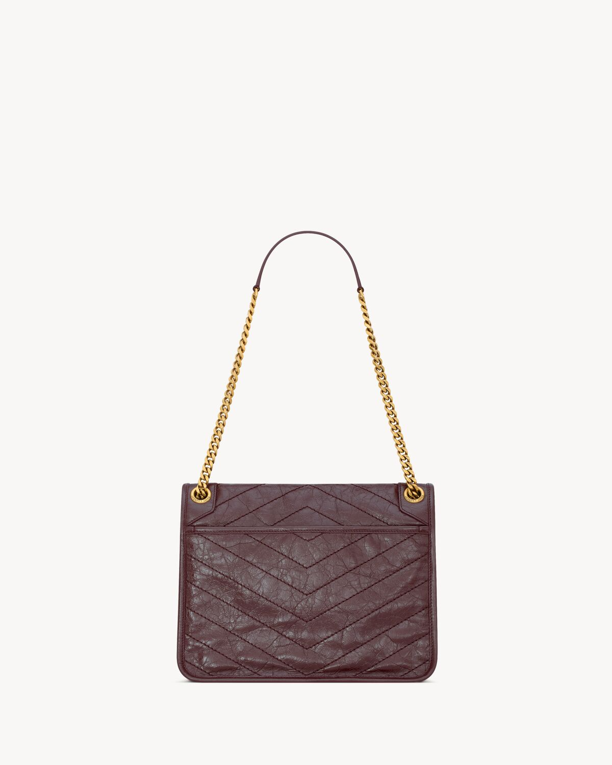 NIKI Medium in Vintage Leather - Rouge Cabernet