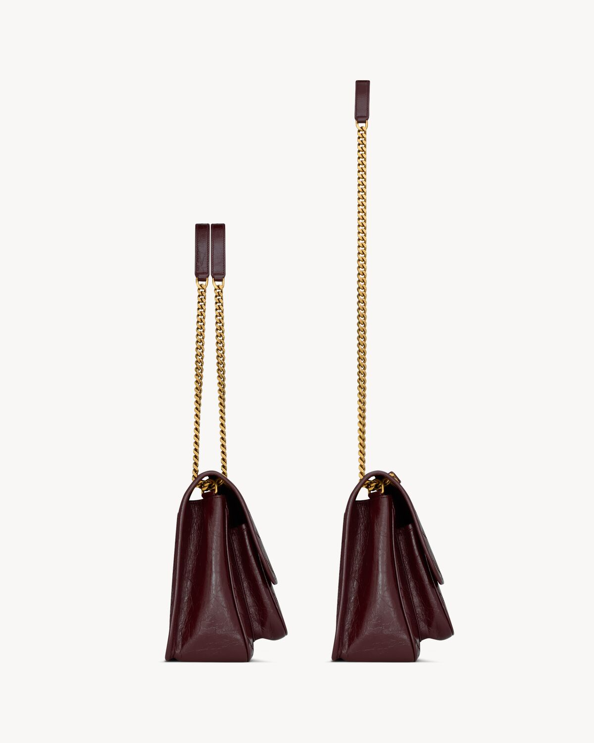 NIKI Medium in Vintage Leather - Rouge Cabernet