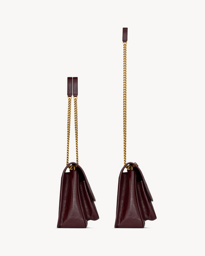 NIKI Medium in Vintage Leather - Rouge Cabernet