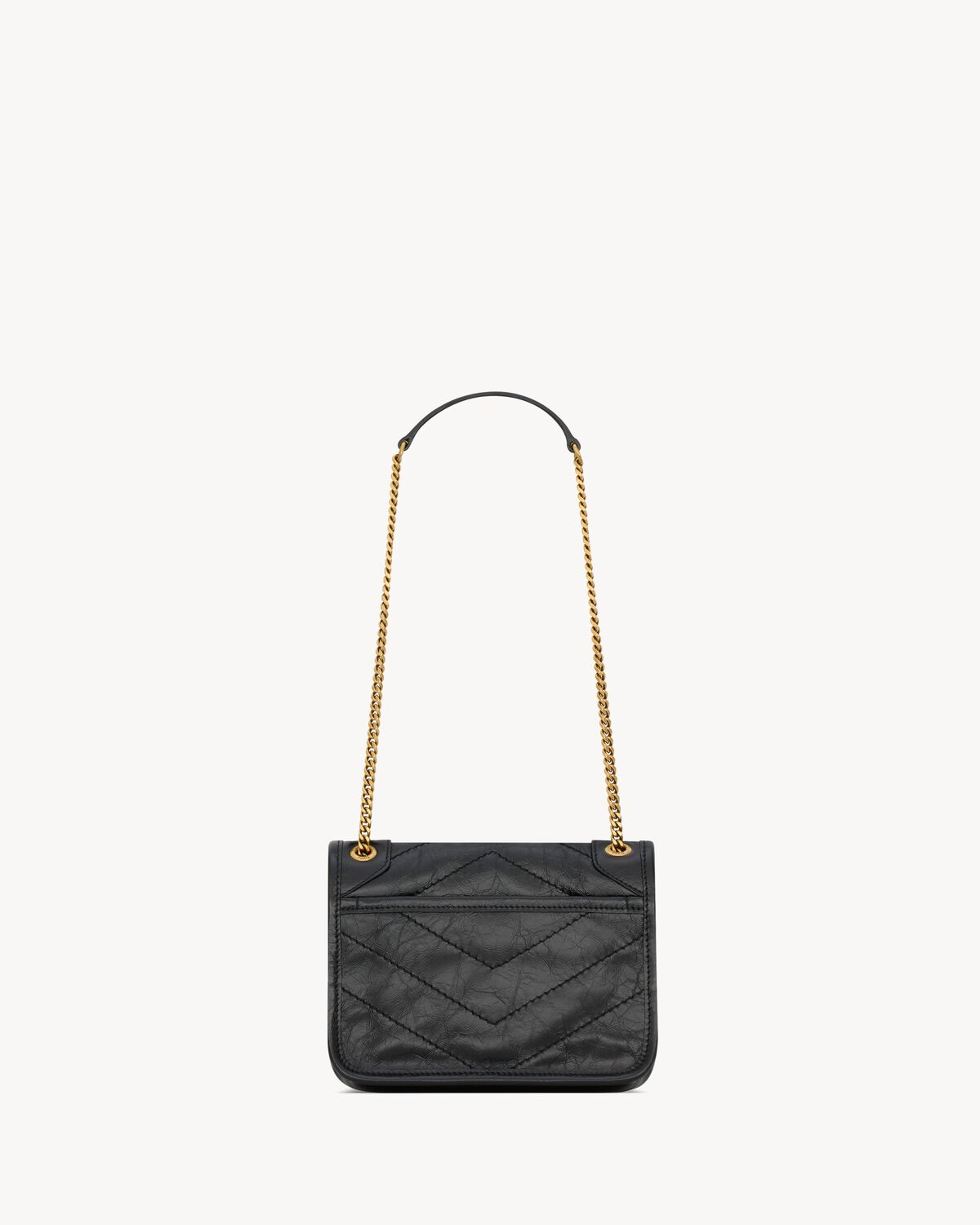 NIKI Baby in Vintage Leather - Black