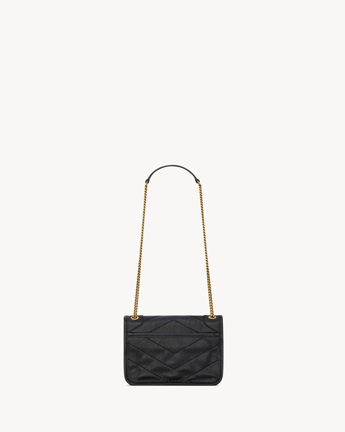 NIKI Mini in Vintage Leather - Black