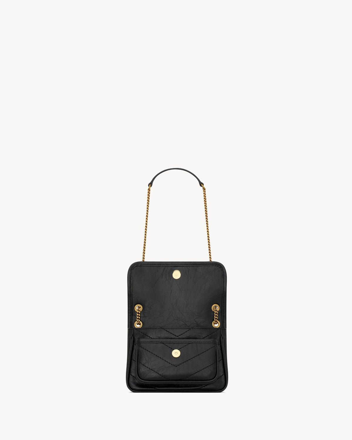 NIKI Mini in Vintage Leather - Black